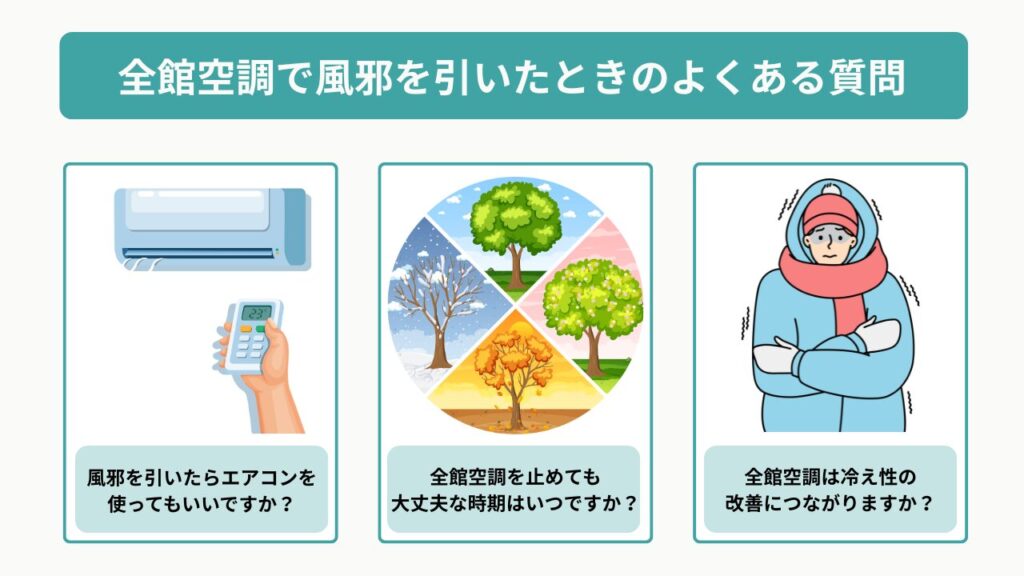 全館空調で風邪を引かない5つの方法