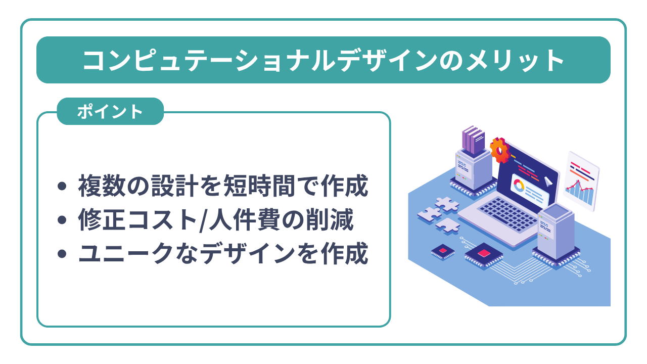 コンピュテーショナルデザインのメリット3選